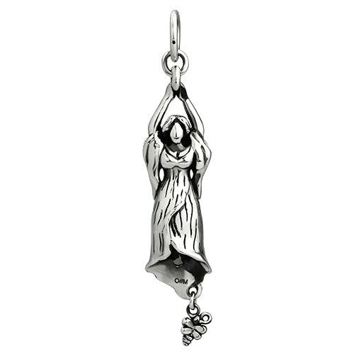 OHM Beads Flower Goddess (GAR047)  sterling-silver Bead The Alternative Bead