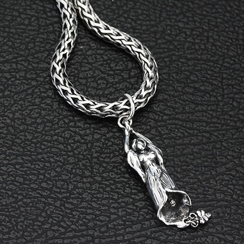 OHM Beads Flower Goddess (GAR047)  sterling-silver Bead The Alternative Bead