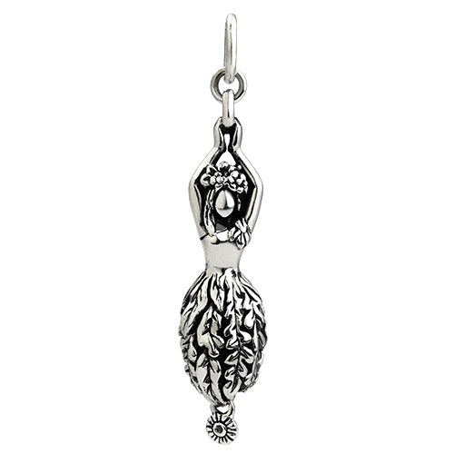 OHM Beads Sun Goddess (GAR068)  sterling-silver Bead The Alternative Bead