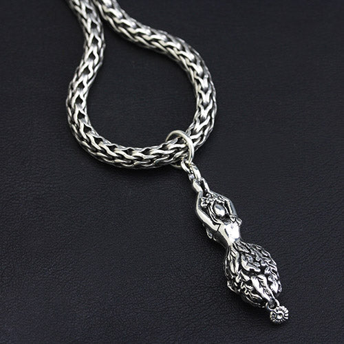 OHM Beads Sun Goddess (GAR068)  sterling-silver Bead The Alternative Bead