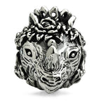 OHM Beads Queen Of Rhinohm (GAR073)  sterling-silver Bead The Alternative Bead