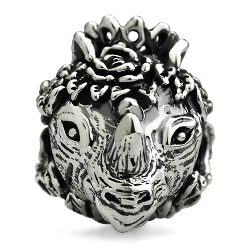 OHM Beads Queen Of Rhinohm (GAR073)  sterling-silver Bead The Alternative Bead