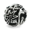 OHM Beads Day Lily (GAR078)  sterling-silver Bead The Alternative Bead