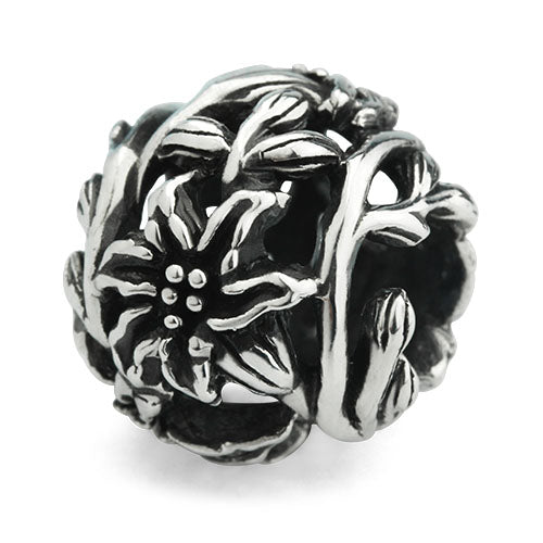 OHM Beads Day Lily (GAR078)  sterling-silver Bead The Alternative Bead