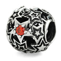 OHM Beads BEADMAIL NO. 33 Star Crystals  sterling-silver Bead The Alternative Bead