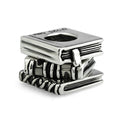 OHM Beads Library Extension (GAR140)  sterling-silver Bead The Alternative Bead