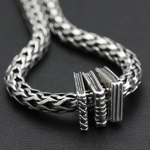 OHM Beads Library Extension (GAR140)  sterling-silver Bead The Alternative Bead