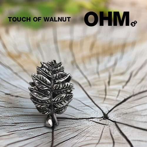 OHM Beads Touch Of Walnut (GAR142)  sterling-silver Bead The Alternative Bead