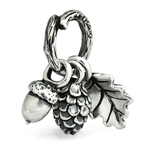 OHM Beads Autumn Triumvirate (GAR144)  sterling-silver Bead The Alternative Bead