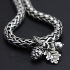 OHM Beads Autumn Triumvirate (GAR144)  sterling-silver Bead The Alternative Bead