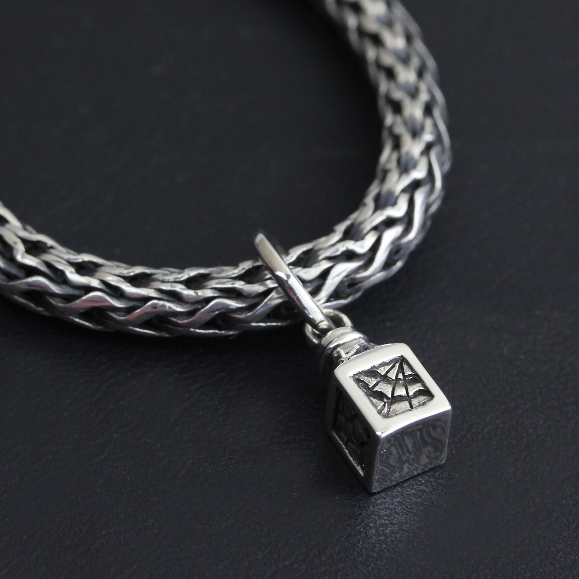 OHM Beads Vial (GAR147)  sterling-silver Bead The Alternative Bead