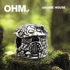 OHM Beads Gnome House (GAR160)  sterling-silver Bead The Alternative Bead