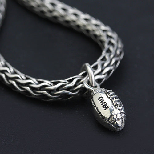 OHM Beads Centered Snap (GAR167)  sterling-silver Bead The Alternative Bead