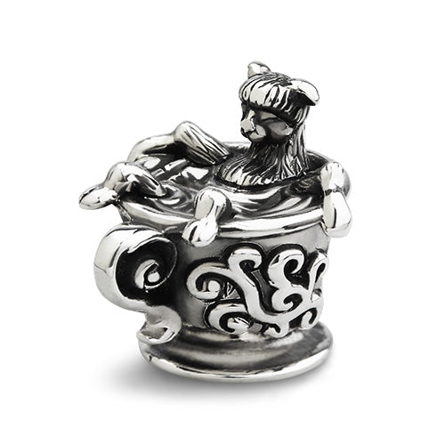 OHM Beads BEADMAIL NO. 38 No More Drama  sterling-silver Bead The Alternative Bead