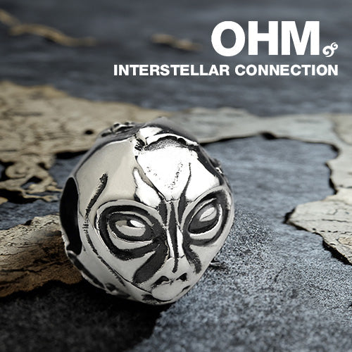 OHM Beads BEADMAIL NO. 39 Interstellar Connection (GAR170)  sterling-silver Bead The Alternative Bead