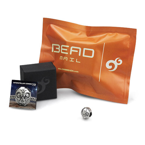 OHM Beads BEADMAIL NO. 39 Interstellar Connection (GAR170)  sterling-silver Bead The Alternative Bead