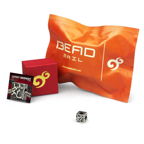 OHM Beads BEADMAIL NO. 46 Lucky Serpent  sterling-silver Bead by The Alternative Bead. Your official OHM Beads Retailer from Germany