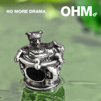 OHM Beads BEADMAIL NO. 38 No More Drama  sterling-silver Bead The Alternative Bead