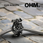 OHM Beads Puss In Boots (GAR196 )  sterling-silver Bead The Alternative Bead