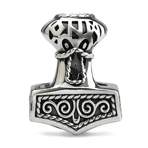 OHM Beads BEADMAIL NO. 51 Mjölnir's Resilience silver sterling-silver Bead by The Alternative Bead. Your official OHM Beads Retailer from Germany