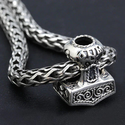 OHM Beads BEADMAIL NO. 51 Mjölnir's Resilience silver sterling-silver Bead by The Alternative Bead. Your official OHM Beads Retailer from Germany