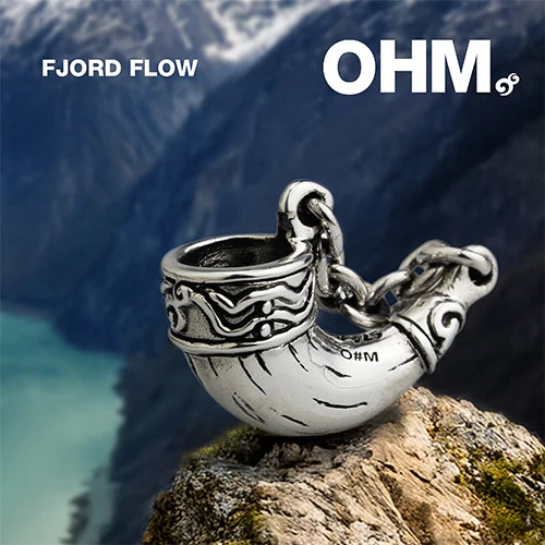 OHM Beads BEADMAIL NO. 54 Fjord Flow  sterling-silver Bead by The Alternative Bead. Your official OHM Beads Retailer from Germany