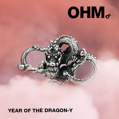 OHM Beads Year Of The Dragon-y (GAR239)  sterling-silver Bead The Alternative Bead