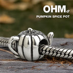 OHM Beads Pumpkin Spice Pot silver sterling-silver Bead by The Alternative Bead. Your official OHM Beads Retailer from Germany