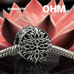 OHM Beads BEADMAIL NO. 41 Symmetry (GAR243)  sterling-silver Bead The Alternative Bead