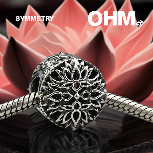 OHM Beads BEADMAIL NO. 41 Symmetry (GAR243)  sterling-silver Bead The Alternative Bead