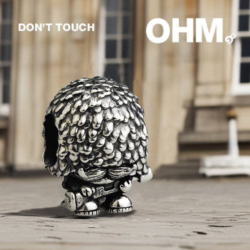 OHM Beads BEADMAIL NO. 43 Don't Touch  sterling-silver Bead The Alternative Bead