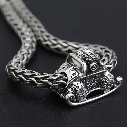 OHM Beads 2025 Sugar Sleigh Ride (GAR269)  sterling-silver Bead The Alternative Bead