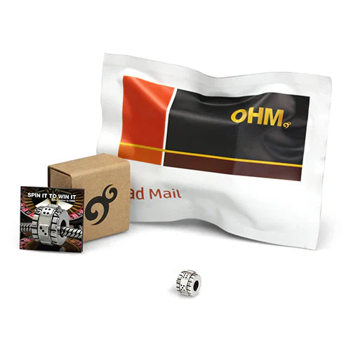OHM Beads BEADMAIL NO. 58 Spin It To Win It silver sterling-silver Bead by The Alternative Bead. Your official OHM Beads Retailer from Germany