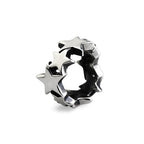 OHM Beads Star Serenade Spacer (GAR290)  sterling-silver Bead The Alternative Bead