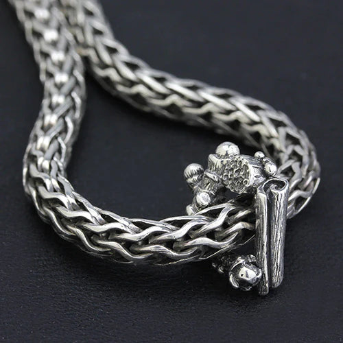 OHM Beads Pumpkin Spice Spacer silver sterling-silver Spacer by The Alternative Bead. Your official OHM Beads Retailer from Germany