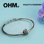 OHM Beads Violet’s Whisper silver sterling-silver Bead by The Alternative Bead. Your official OHM Beads Retailer from Germany