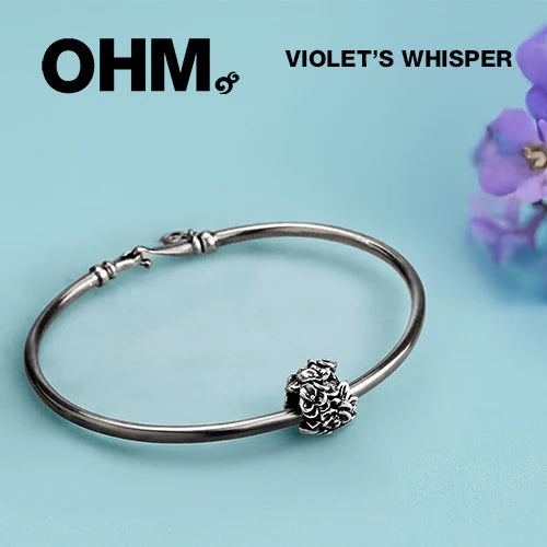 OHM Beads Violet’s Whisper silver sterling-silver Bead by The Alternative Bead. Your official OHM Beads Retailer from Germany