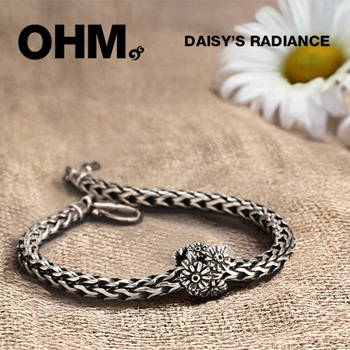 OHM Beads Daisy’s Radiance silver sterling-silver Bead by The Alternative Bead. Your official OHM Beads Retailer from Germany