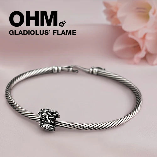 OHM Beads Gladiolus’ Flame silver sterling-silver Bead by The Alternative Bead. Your official OHM Beads Retailer from Germany