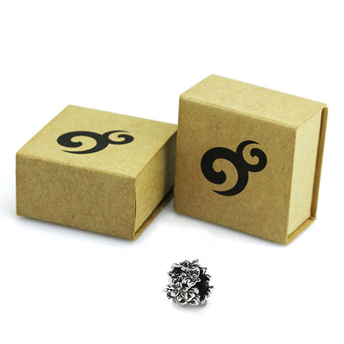 OHM Beads Gladiolus’ Flame silver sterling-silver Bead by The Alternative Bead. Your official OHM Beads Retailer from Germany