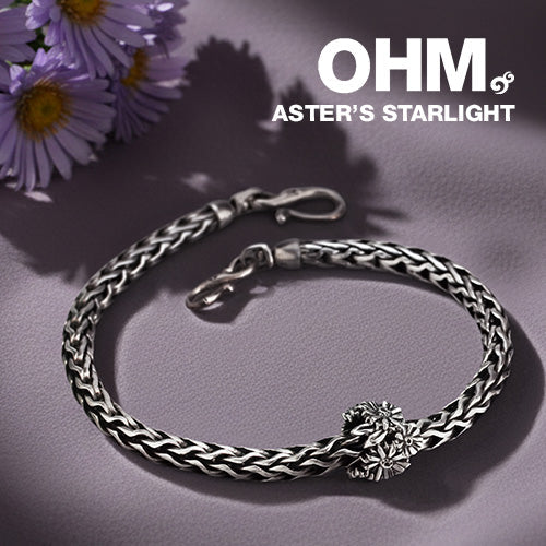 OHM Beads Aster’s Starlight silver sterling-silver Bead by The Alternative Bead. Your official OHM Beads Retailer from Germany