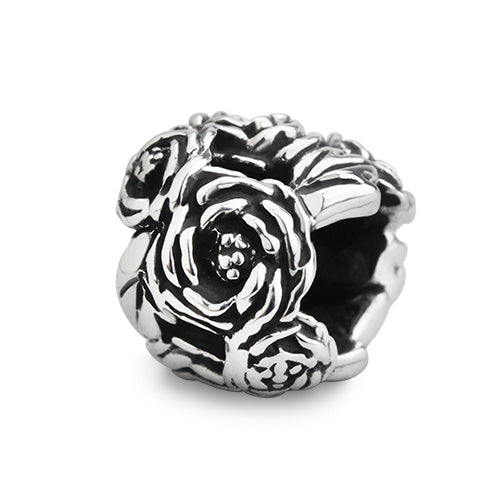 OHM Beads Peony’s Majesty silver sterling-silver Bead by The Alternative Bead. Your official OHM Beads Retailer from Germany