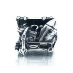 Aurora Charm Galaxy Travel Suitcase silver sterling-silver Bead by The Alternative Bead. Your official Aurora Charm Retailer from Germany