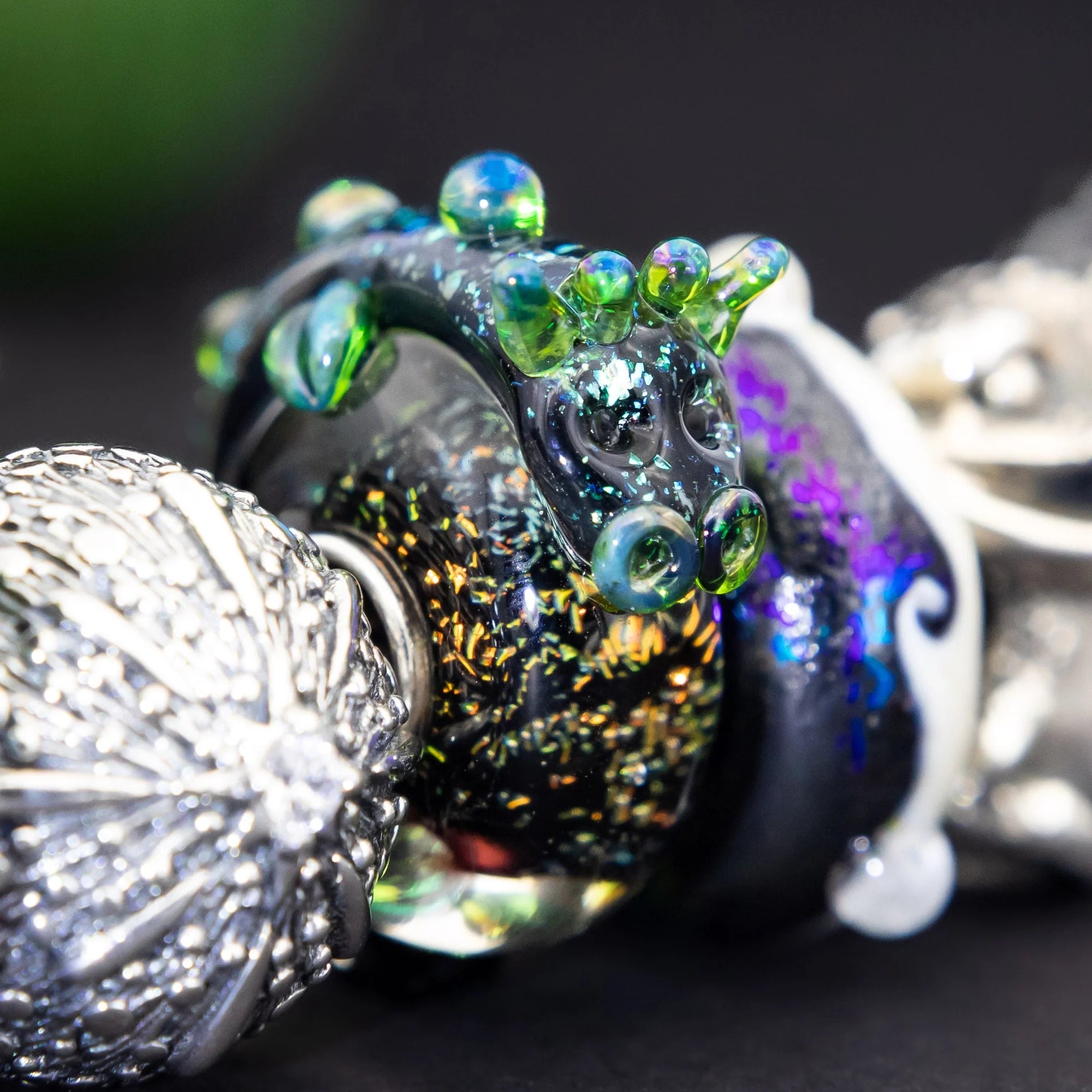 Elfbeads Galaxy Dragon  glass Bead by The Alternative Bead. Your official Elfbeads Retailer from Germany