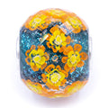 Elfbeads Galaxy Garden World Fractal blue; yellow glass Bead by The Alternative Bead. Your official Elfbeads Retailer from Germany