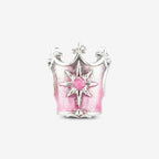 Praan Galinda Crown Charm silver and pink sterling-silver Bead by The Alternative Bead. Your official Praan Retailer from Germany