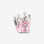 Praan Galinda Crown Charm silver and pink sterling-silver Bead by The Alternative Bead. Your official Praan Retailer from Germany