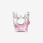 Praan Galinda Crown Charm silver and pink sterling-silver Bead by The Alternative Bead. Your official Praan Retailer from Germany