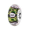 Elfbeads Ghostlight Skulls green glass Bead by The Alternative Bead. Your official Elfbeads Retailer from Germany