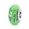 Elfbeads Ghostly Spellfire green glass Bead by The Alternative Bead. Your official Elfbeads Retailer from Germany